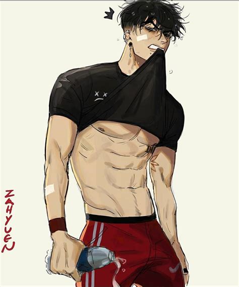 sexy anime boy|Explore the Best Shirtlessanimeboy Art .